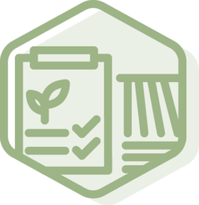 Hexagonal LEGUMINOSE icon about the obstacles of intercropping adoption